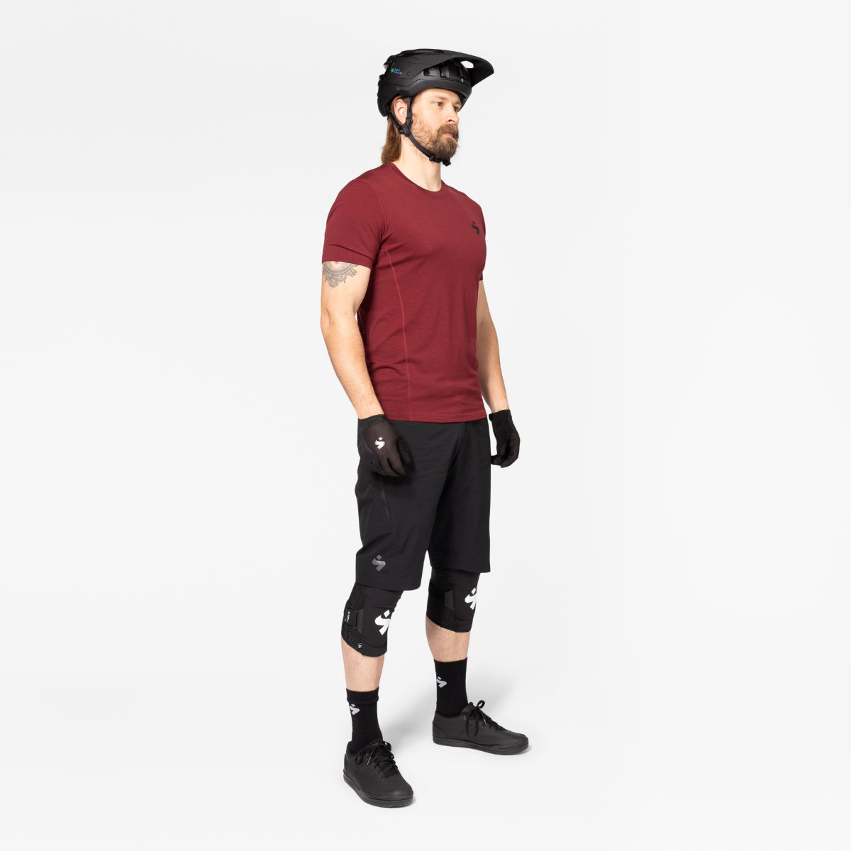 Sweet Protection - Men's Hunter Merino SS Jersey - Dark Red