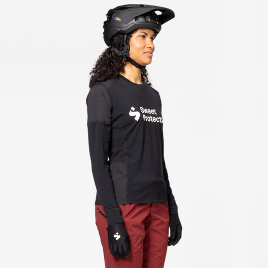 Sweet Protection - Women's Hunter Merino Hybrid LS Jersey - Black