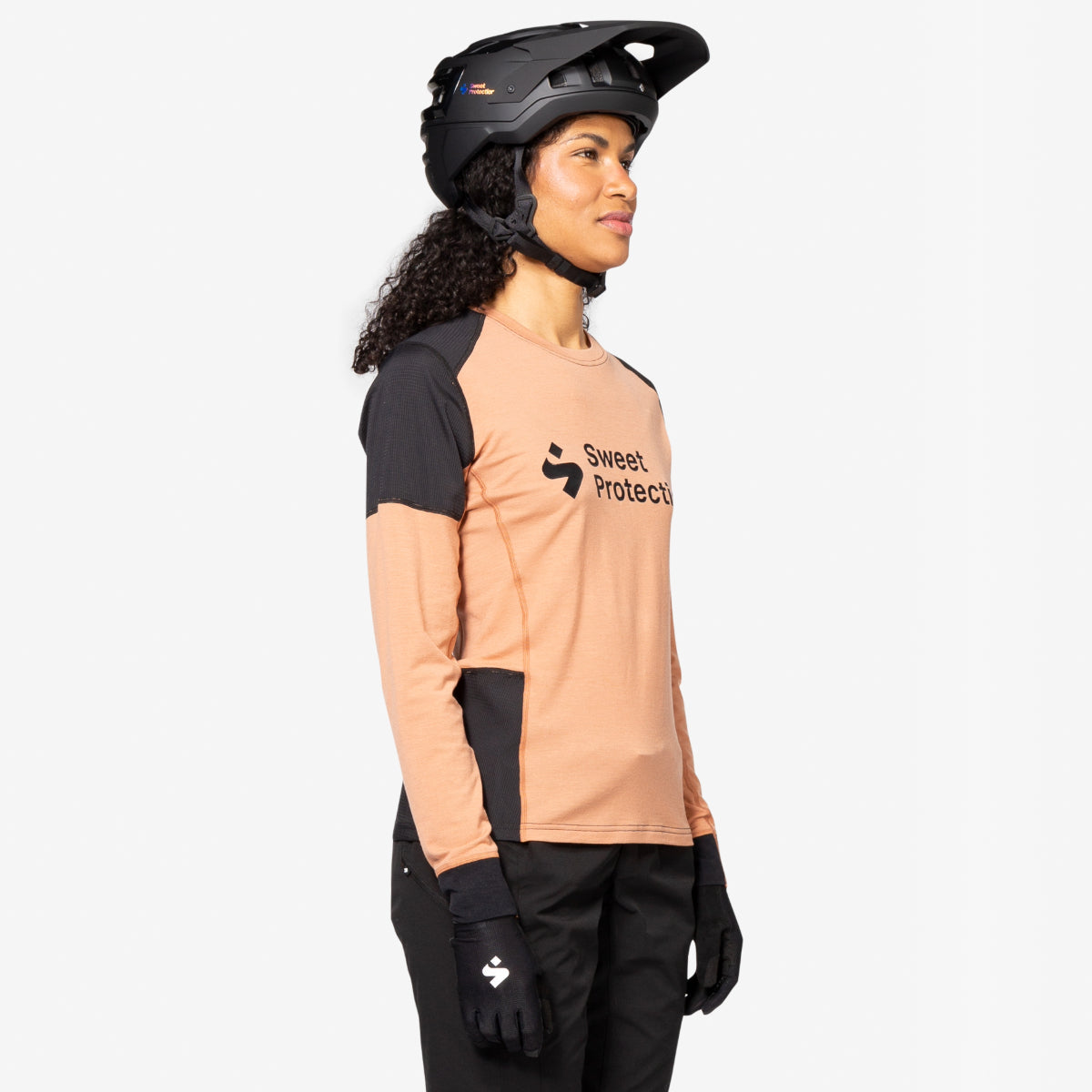 Sweet Protection - Women's Hunter Merino Hybrid LS Jersey - Rosebrown