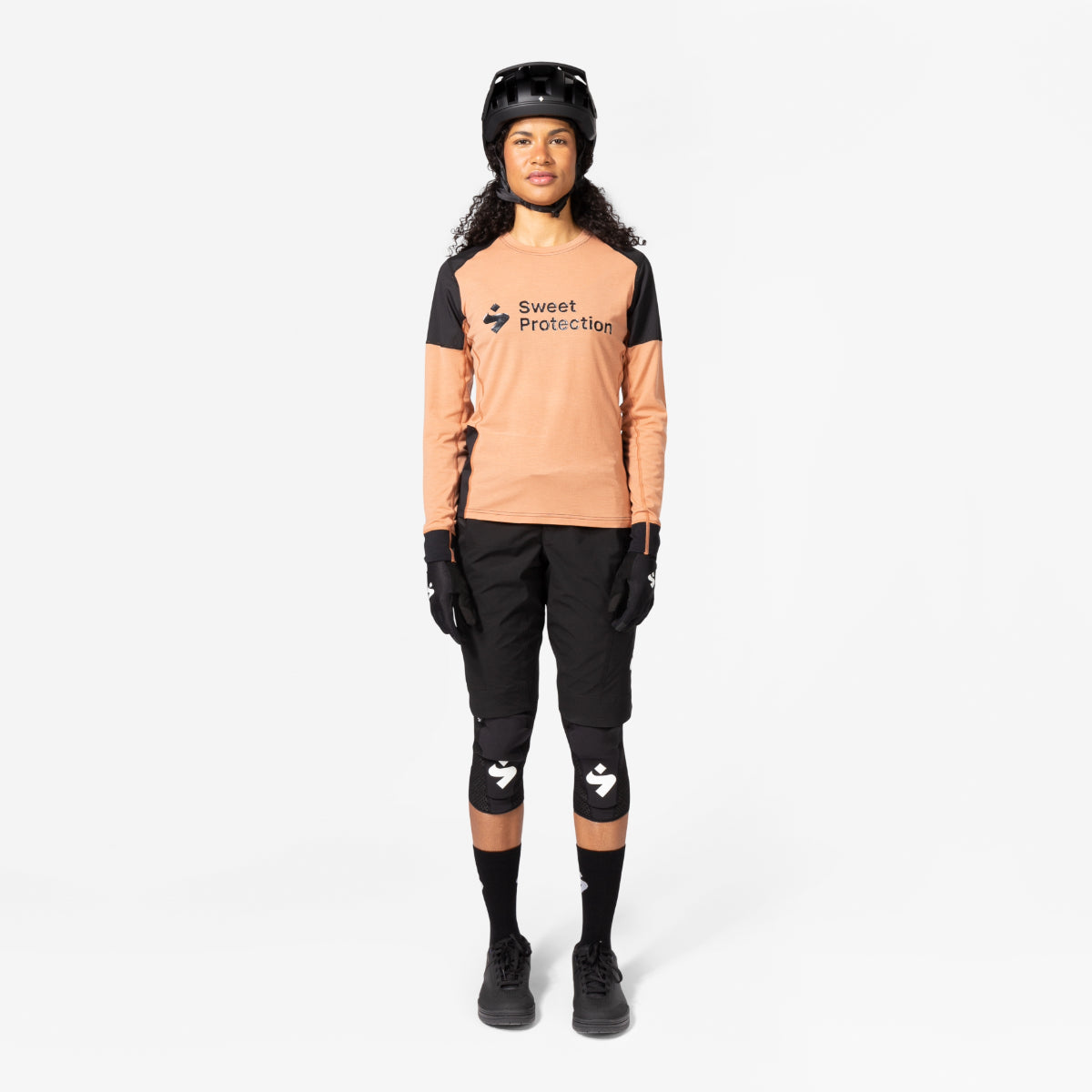 Sweet Protection - Women's Hunter Merino Hybrid LS Jersey - Rosebrown