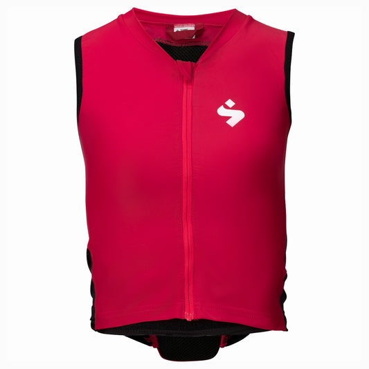 Sweet Protection - Unisex Back Protector Vest Junior - Rubus Red