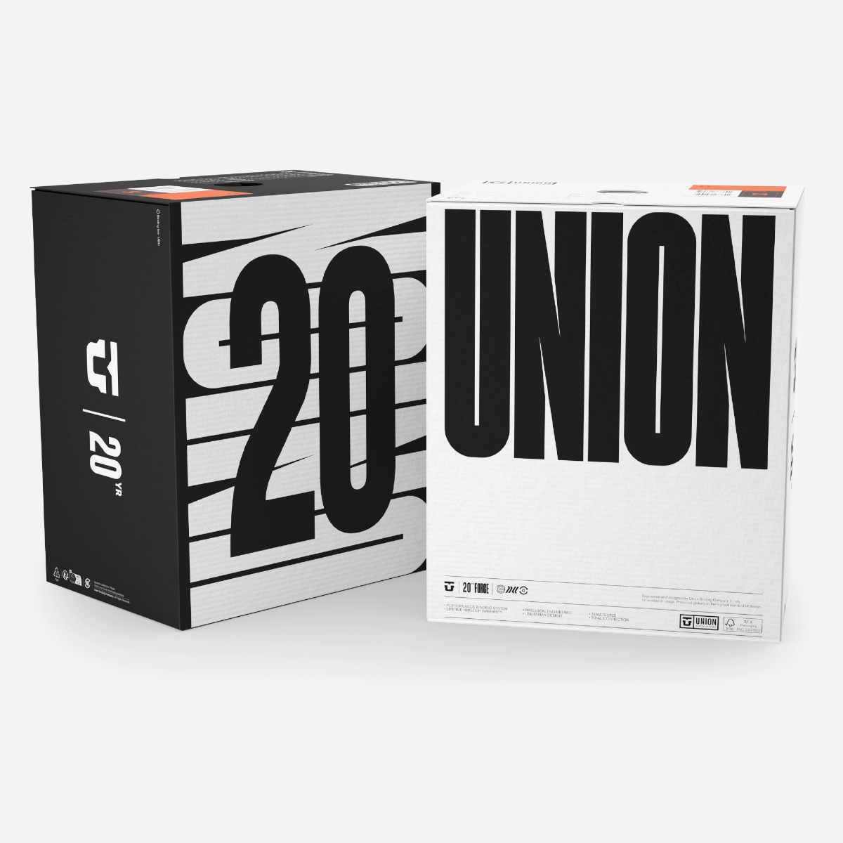 Union Binding - Men's Force Bindings - White 20-YR