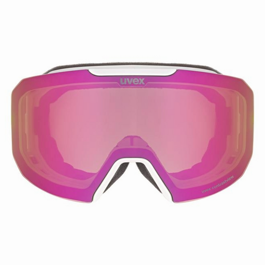 Uvex - Unisex Evidnt ATTRACT WE Goggles - White Matt/Rose/Green