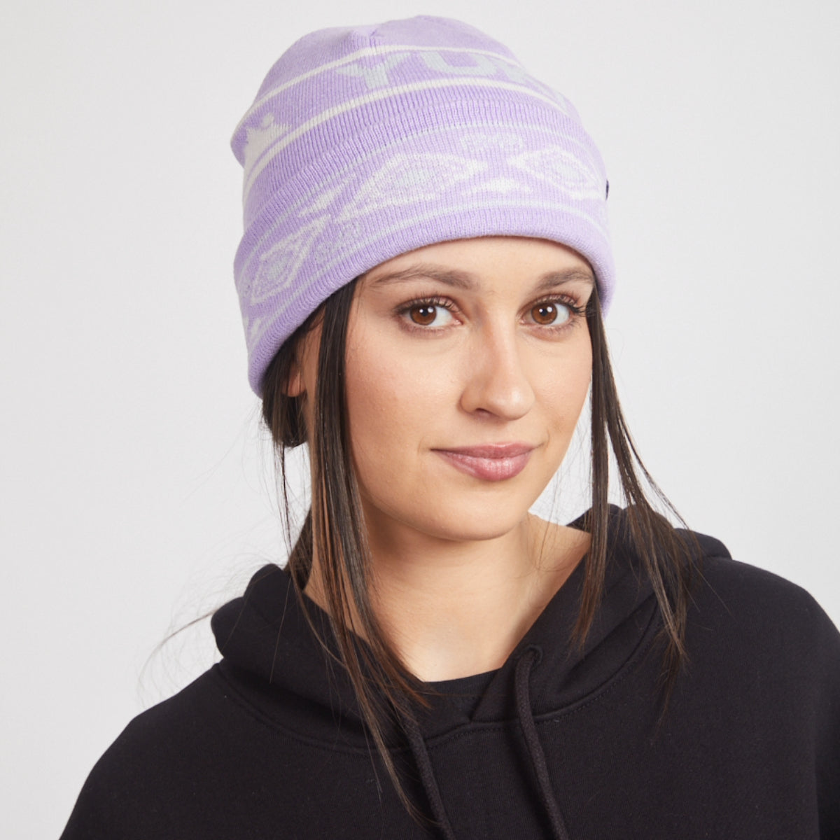 Yuki Threads - Unisex Mountain Vibes Beanie - Purple Haze