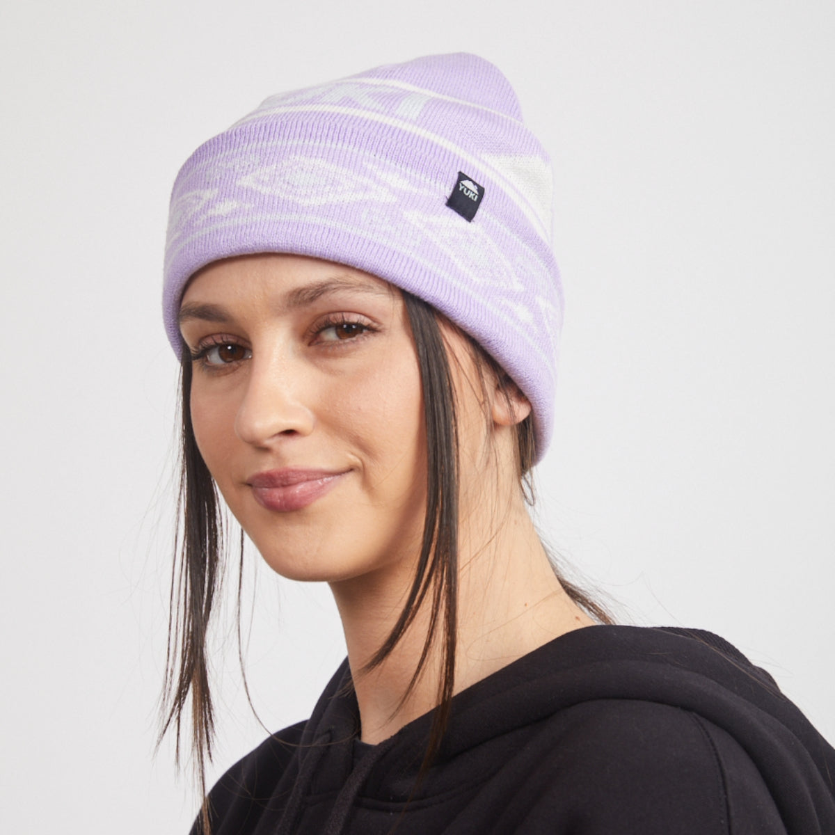 Yuki Threads - Unisex Mountain Vibes Beanie - Purple Haze