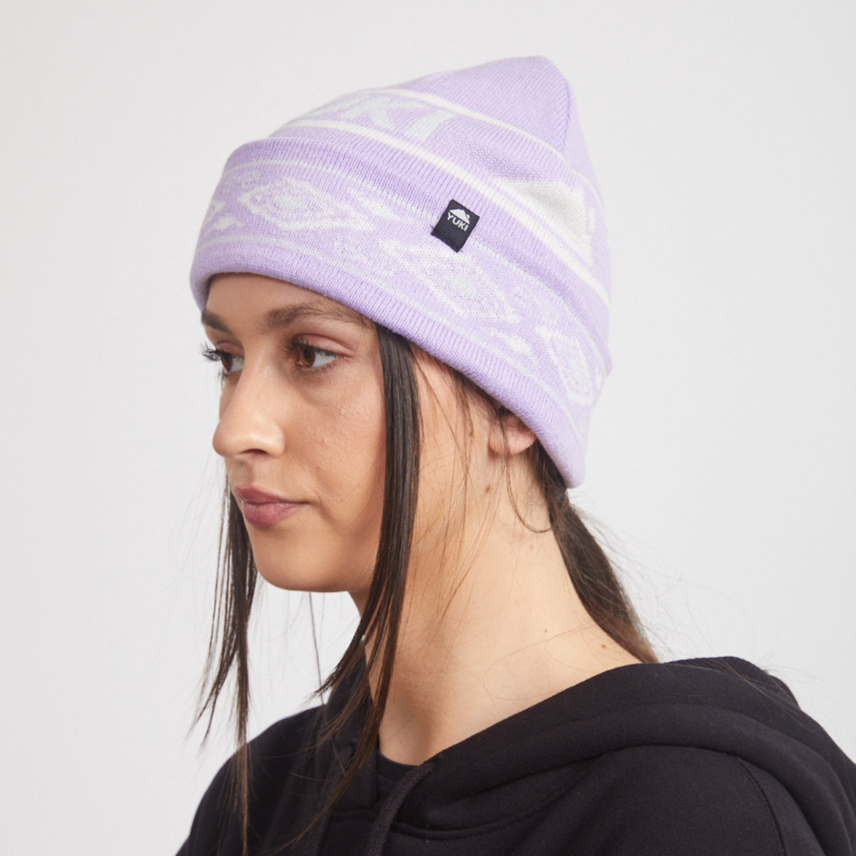 Yuki Threads - Unisex Mountain Vibes Beanie - Purple Haze