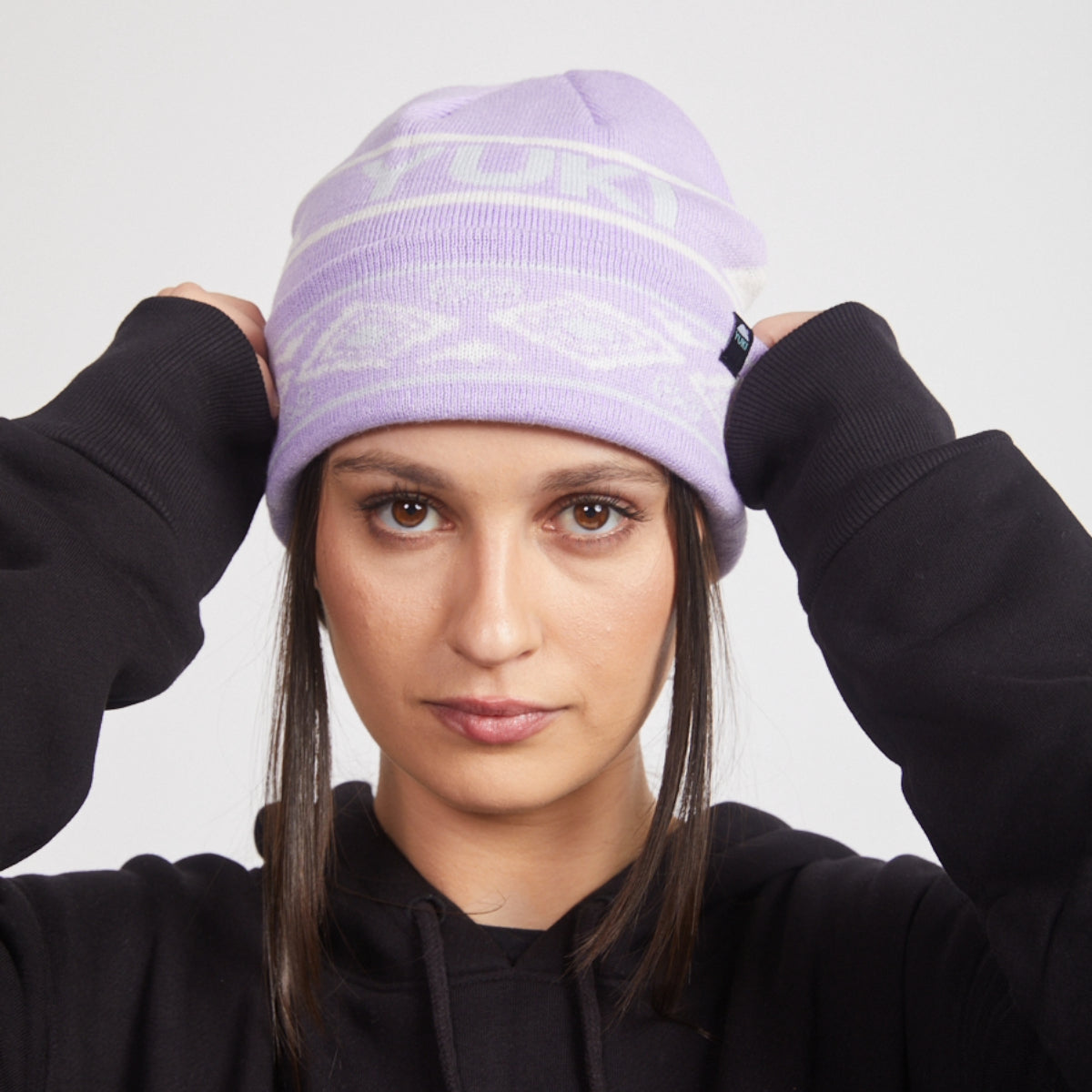 Yuki Threads - Unisex Mountain Vibes Beanie - Purple Haze