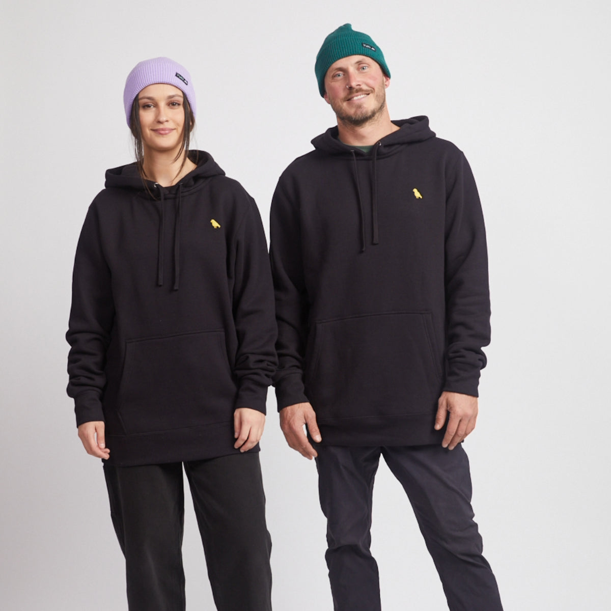 Yuki Threads - Unisex Relaxed Old Mate - Black