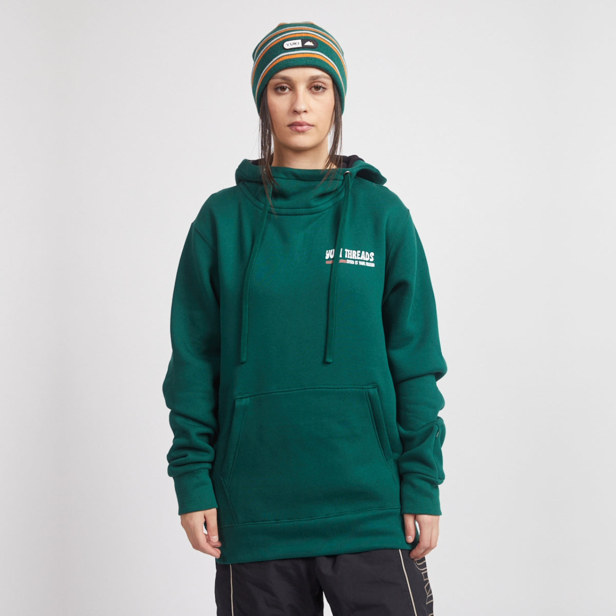 Yuki Threads - Unisex Speed Hoodie - Forrest Green