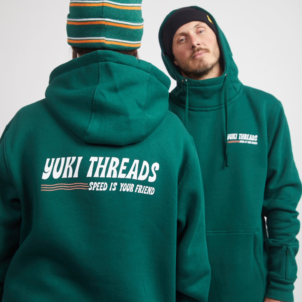 Yuki Threads - Unisex Speed Hoodie - Forrest Green