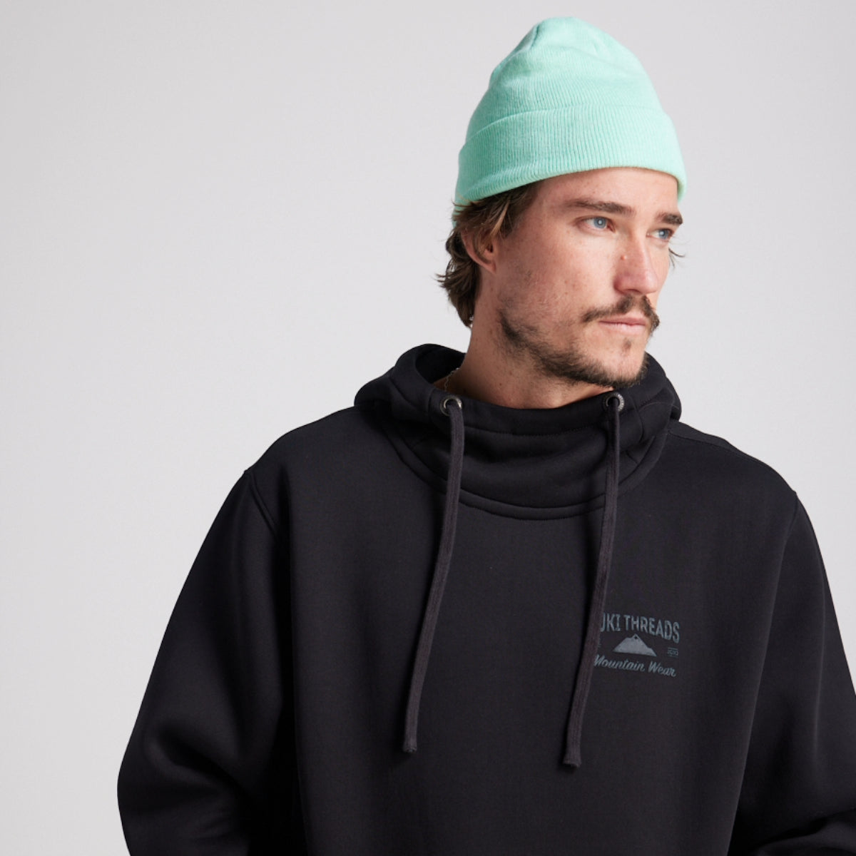 Yuki Threads - Unisex Loop Shred Hoodie - Black