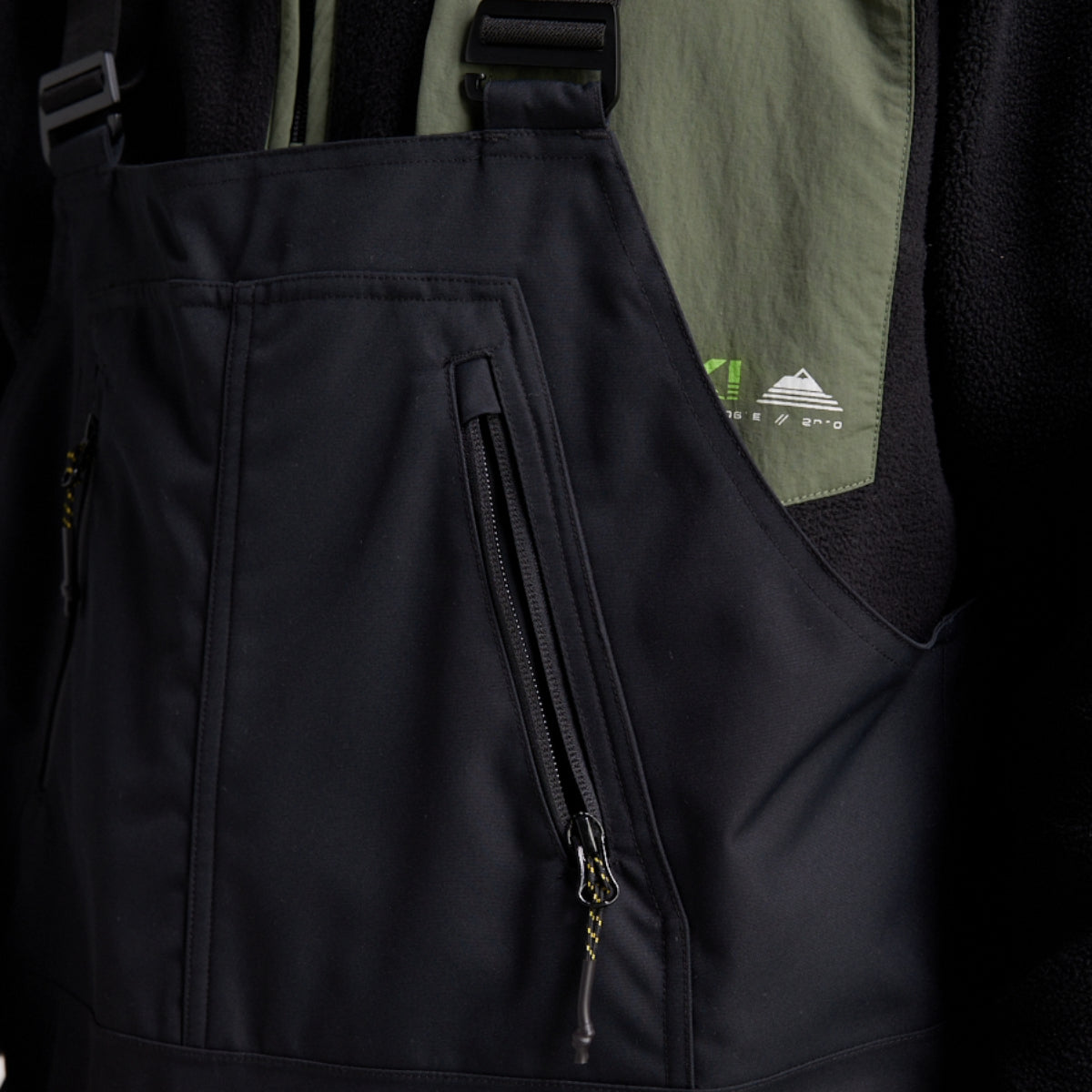 Yuki Threads - Unisex Northbound Bib - Black
