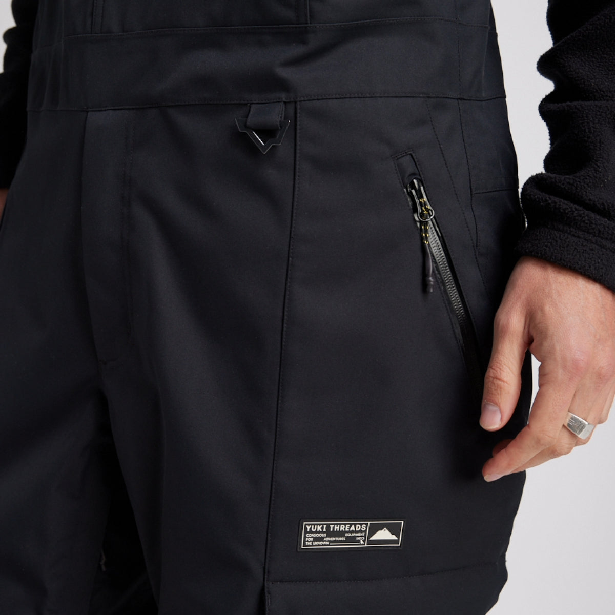 Yuki Threads - Unisex Northbound Bib - Black