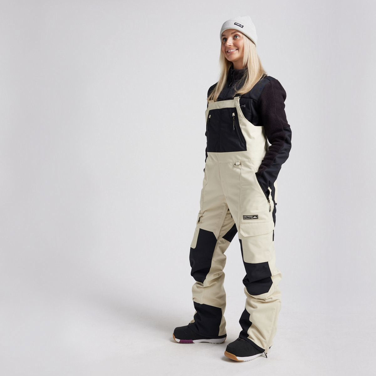 Yuki Threads - Unisex Northbound Bib - Stone