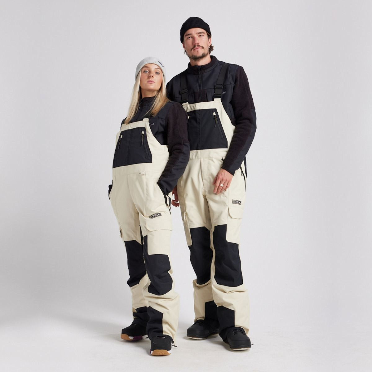 Yuki Threads - Unisex Northbound Bib - Stone