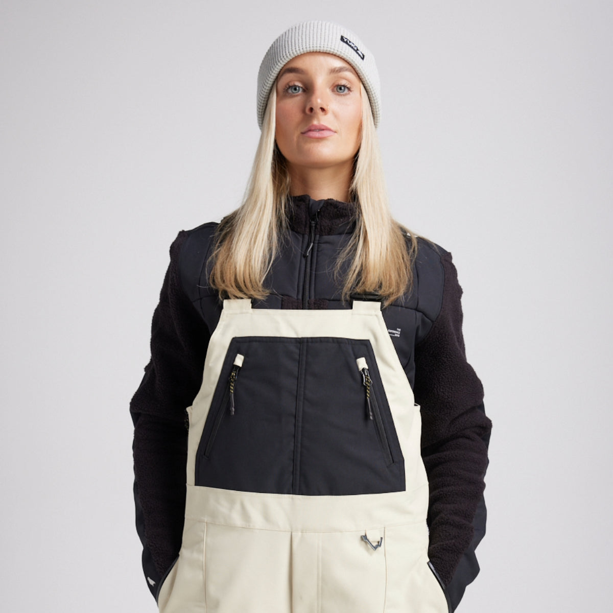 Yuki Threads - Unisex Northbound Bib - Stone