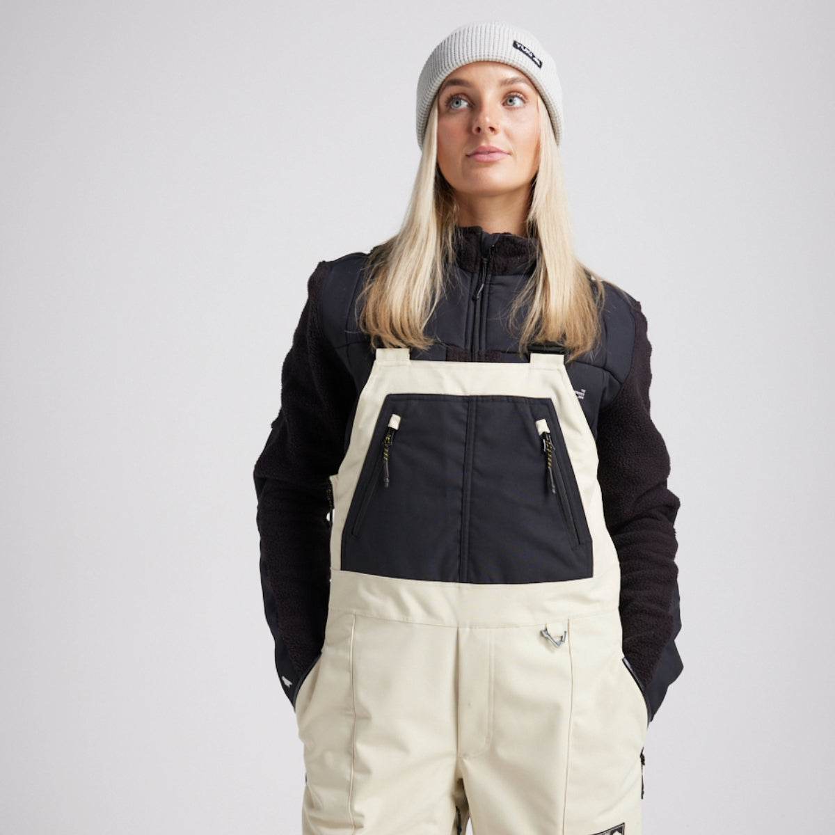 Yuki Threads - Unisex Northbound Bib - Stone