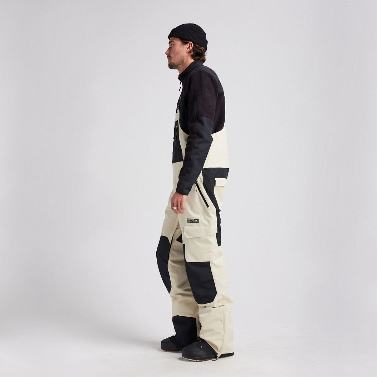 Yuki Threads - Unisex Northbound Bib - Stone