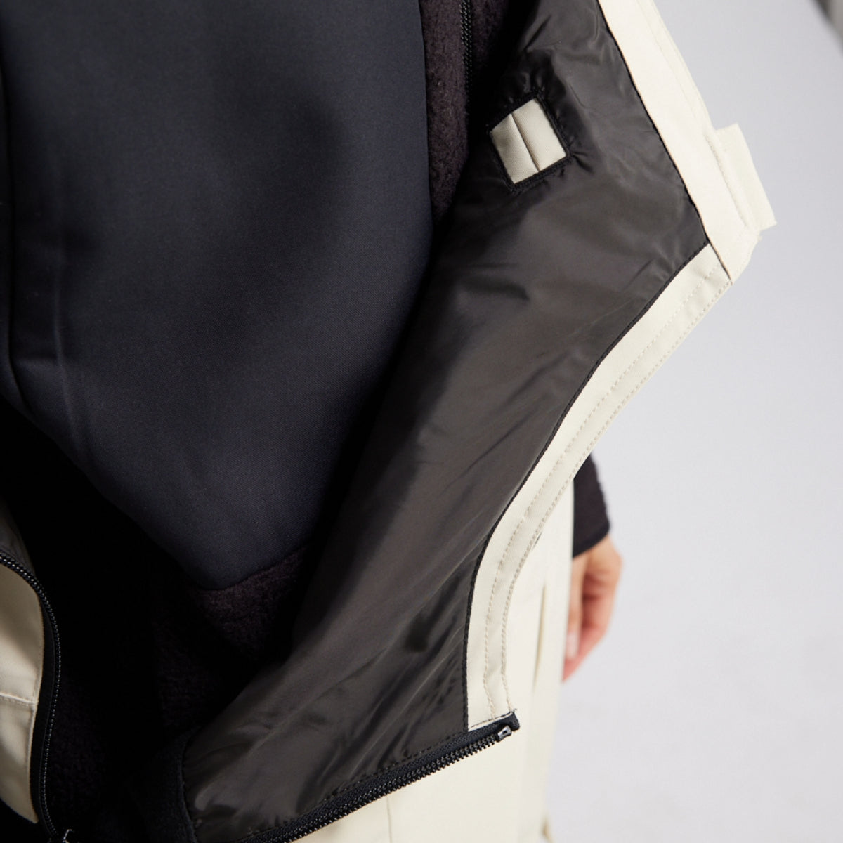 Yuki Threads - Unisex Northbound Bib - Stone