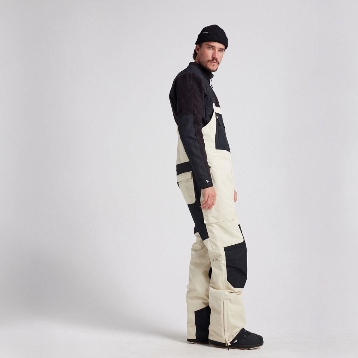 Yuki Threads - Unisex Northbound Bib - Stone