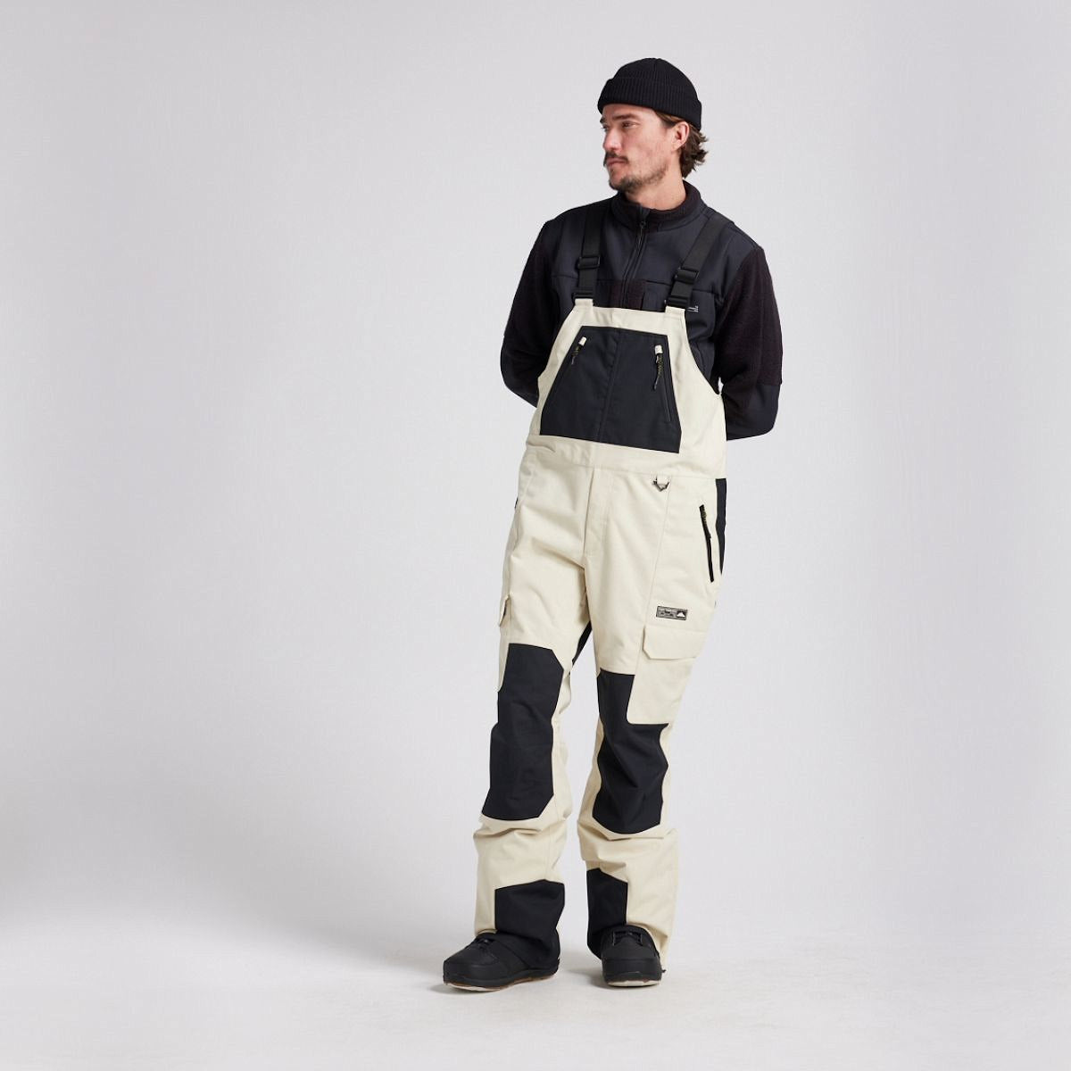 Yuki Threads - Unisex Northbound Bib - Stone