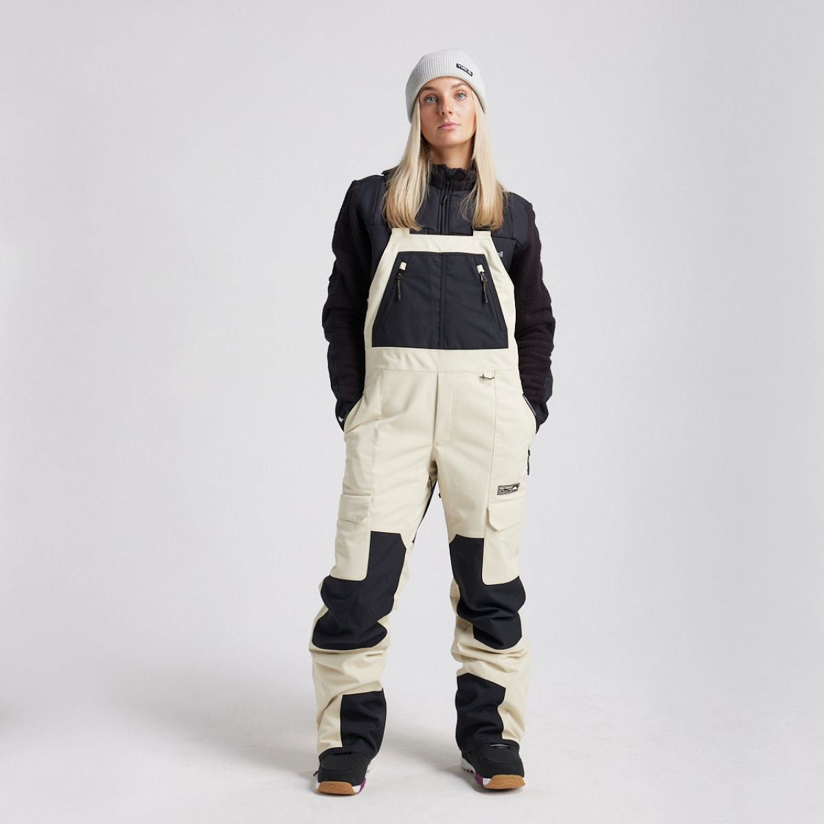 Yuki Threads - Unisex Northbound Bib - Stone