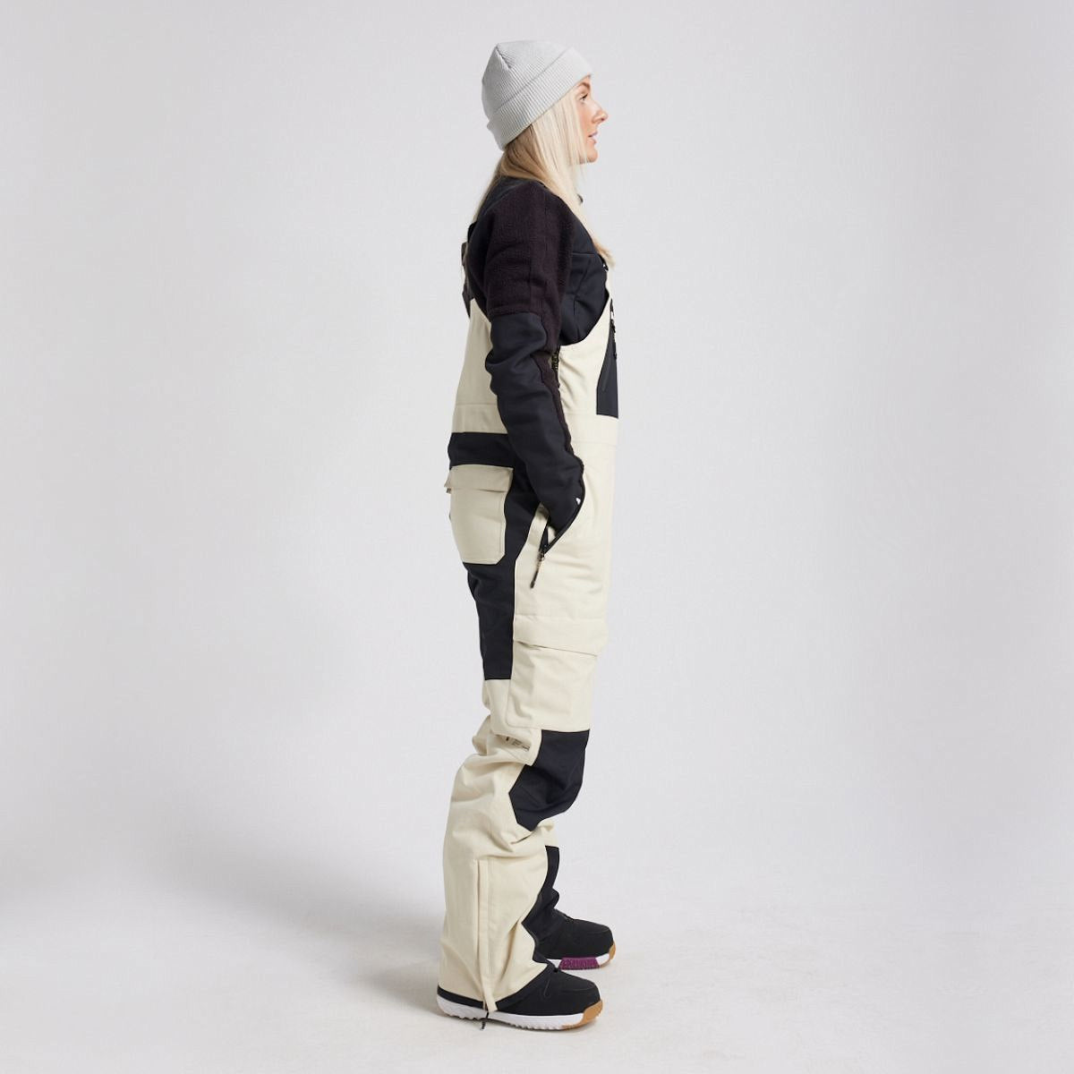 Yuki Threads - Unisex Northbound Bib - Stone