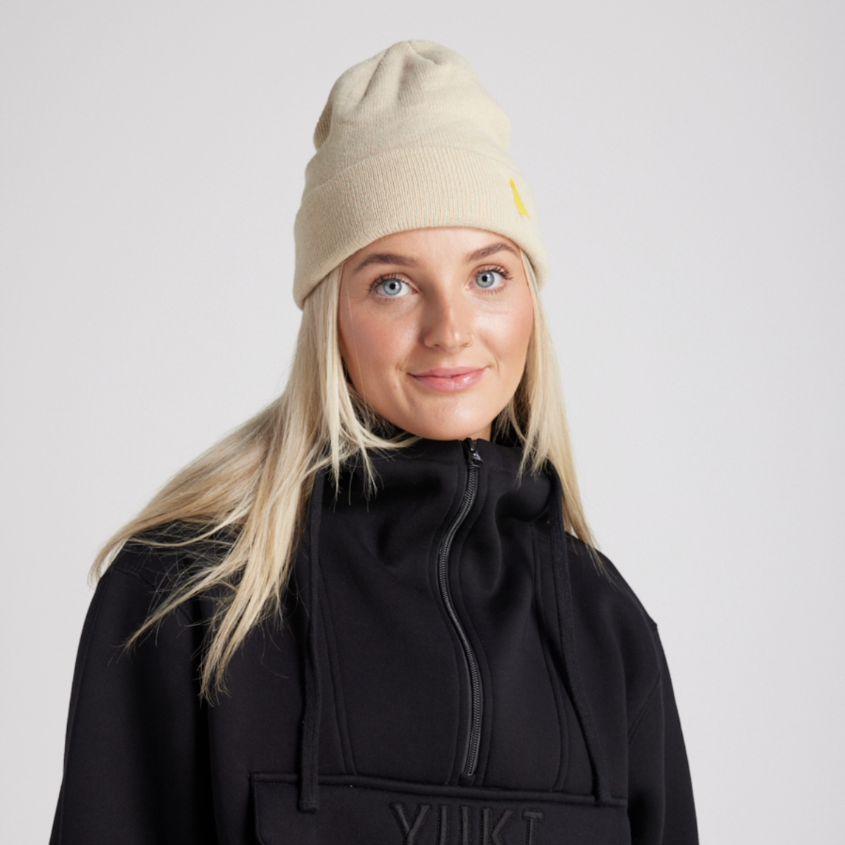 Yuki Threads (Sample) - Unisex Bird Beanie - Stone