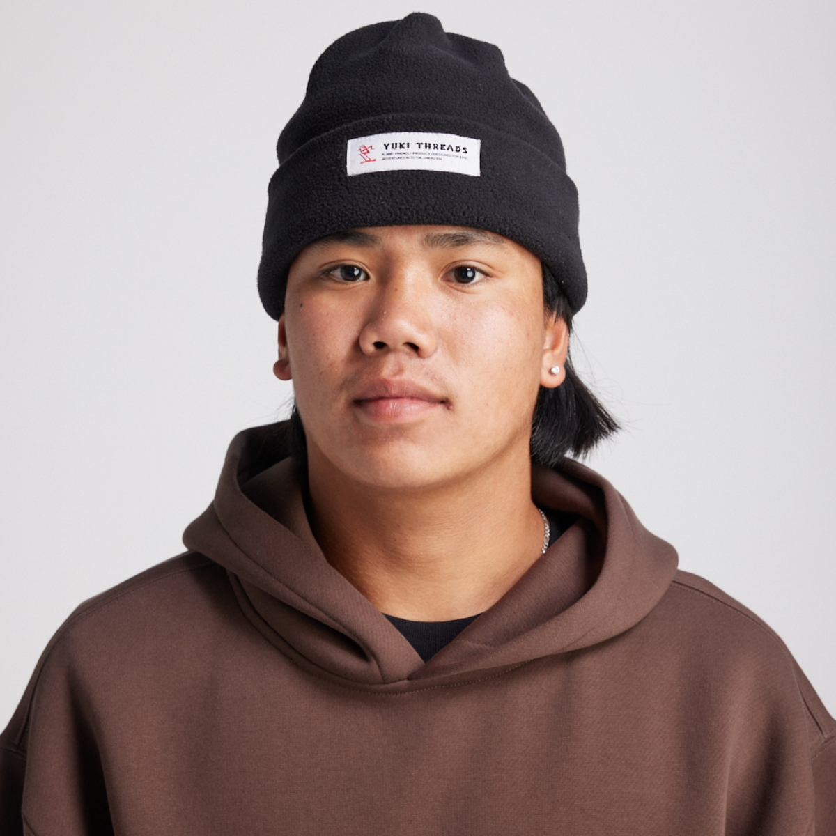 Yuki Threads (Sample) - Unisex Boogie Beanie - Black