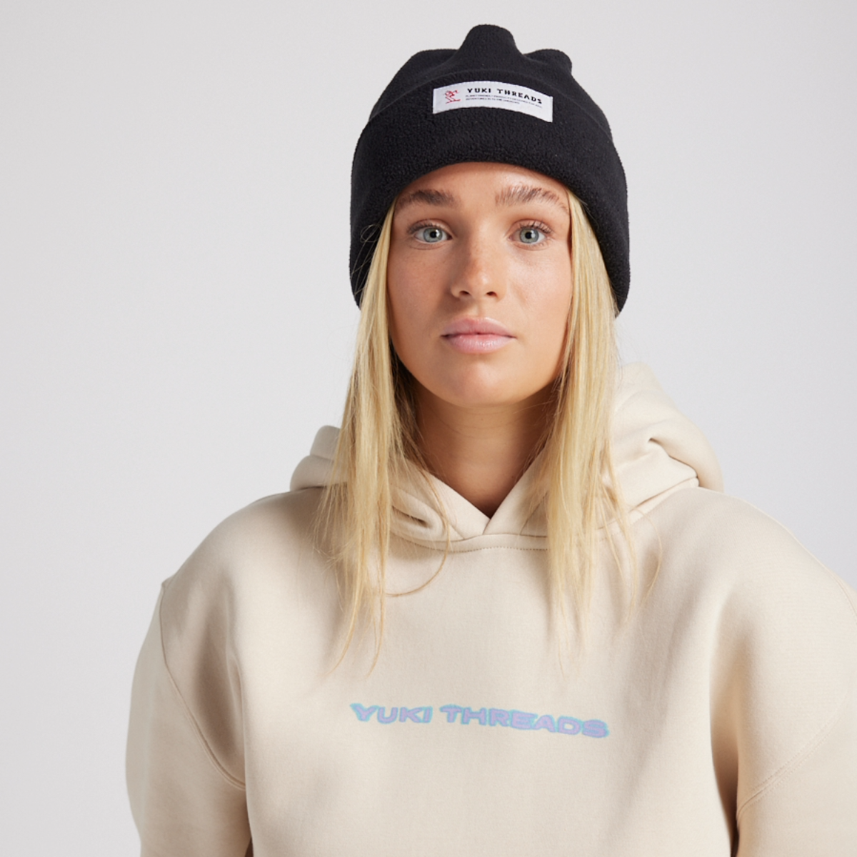 Yuki Threads (Sample) - Unisex Boogie Beanie - Black