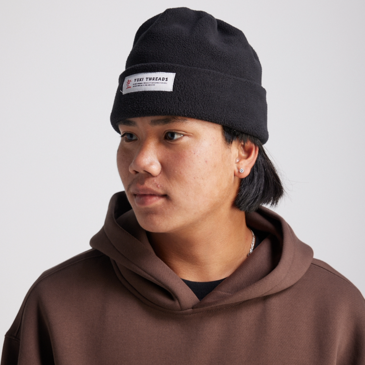 Yuki Threads (Sample) - Unisex Boogie Beanie - Black