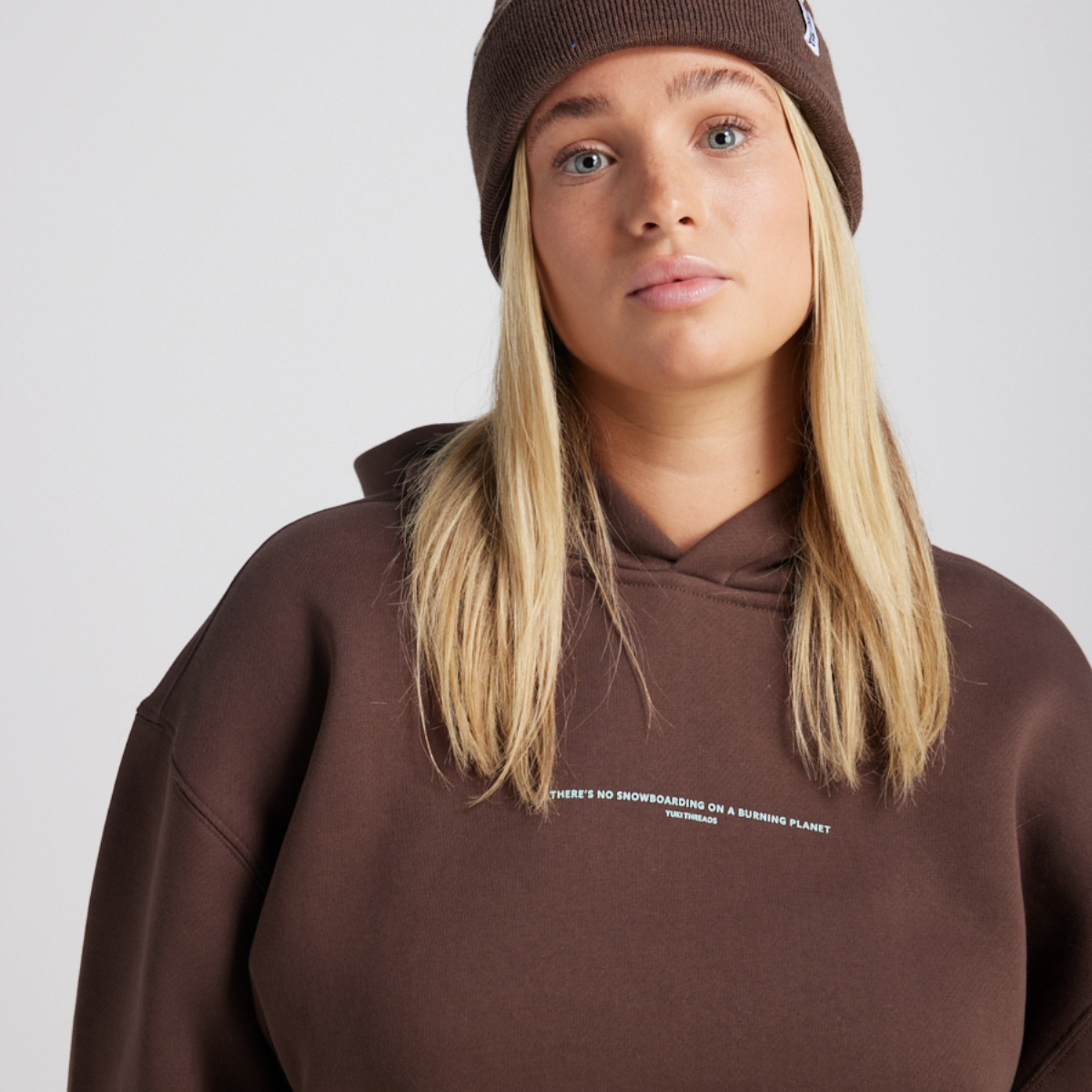 Yuki Threads (Sample) - Unisex Inferno Hoodie - Bark