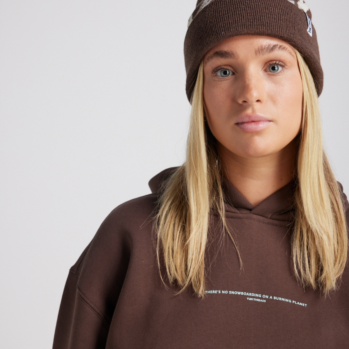 Yuki Threads (Sample) - Unisex Inferno Hoodie - Bark