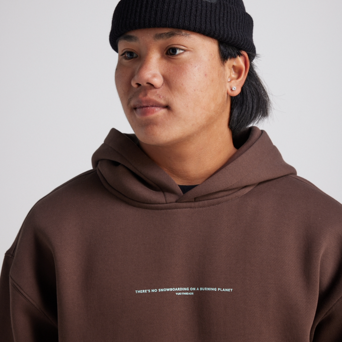 Yuki Threads (Sample) - Unisex Inferno Hoodie - Bark