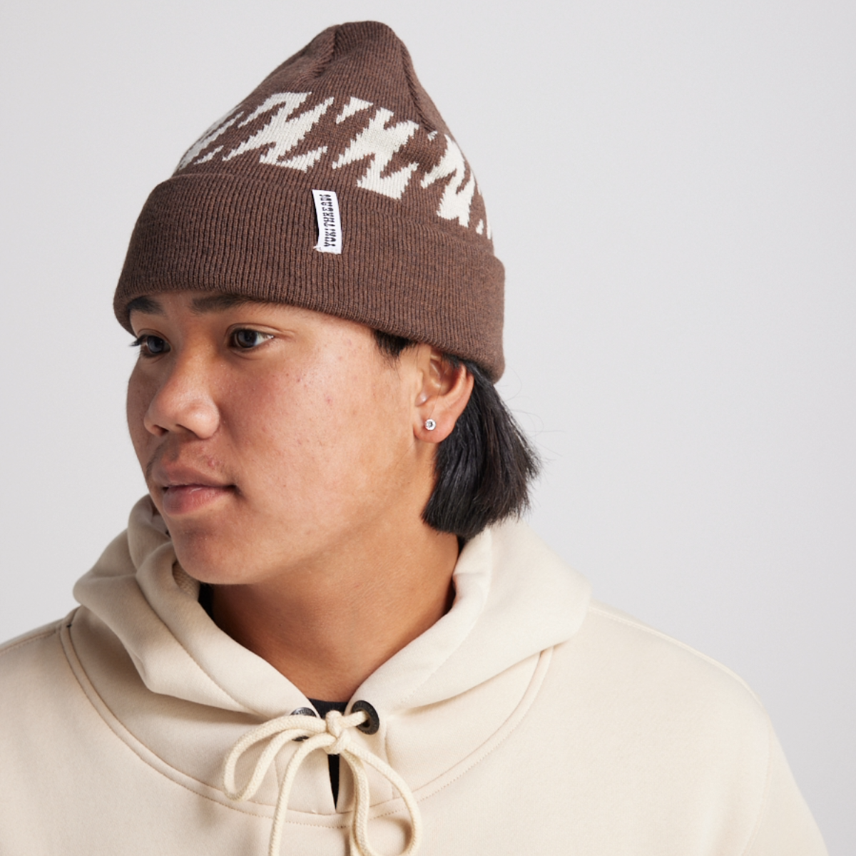 Yuki Threads (Sample) - Unisex Lighting Beanie - Bark