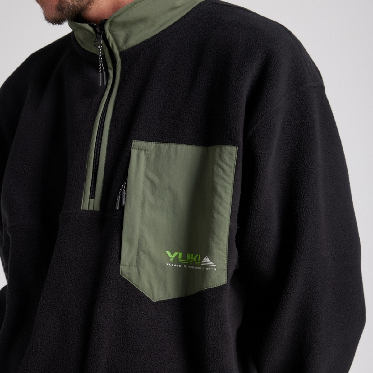 Yuki Threads (Sample) - Unisex Monte Fleece - Black