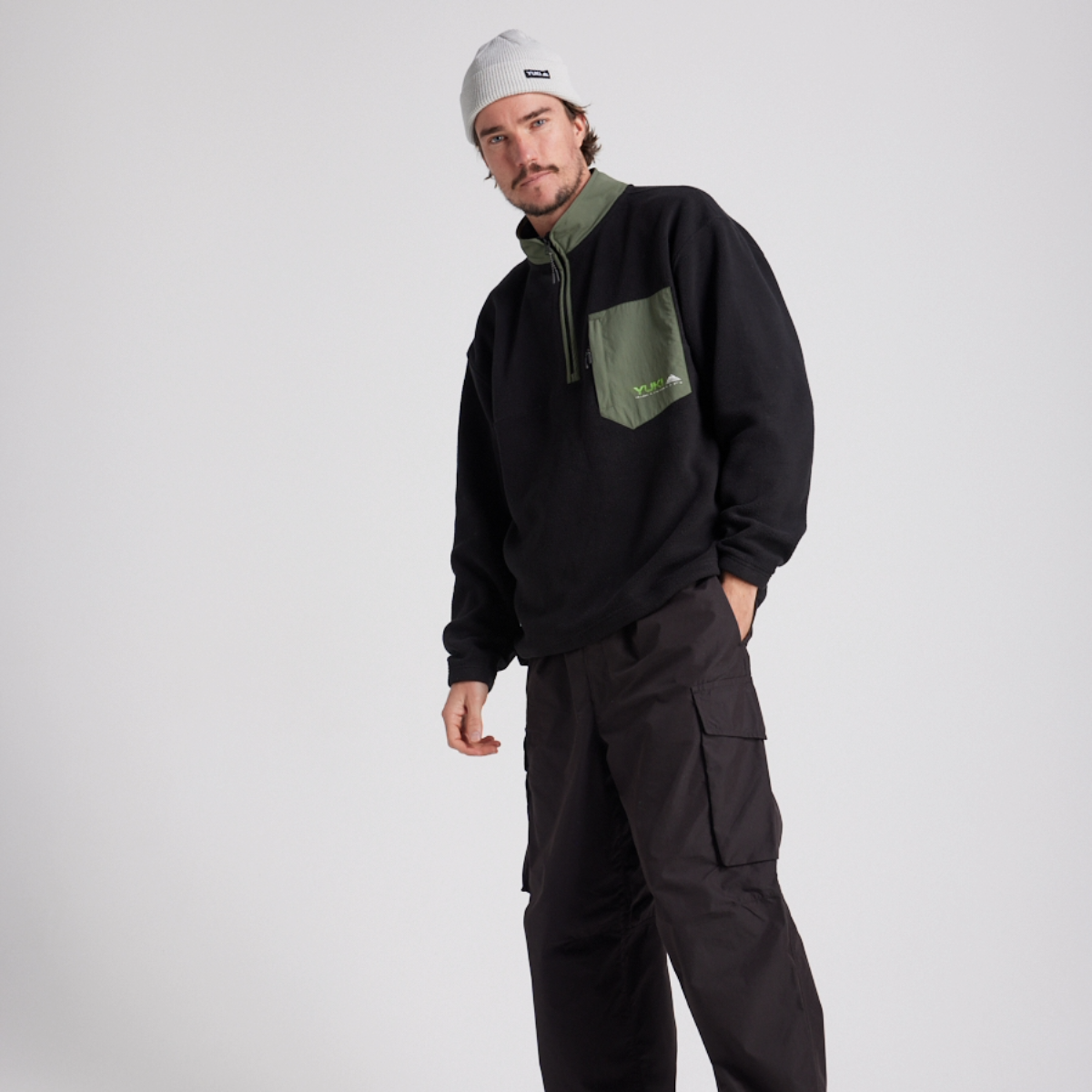 Yuki Threads (Sample) - Unisex Monte Fleece - Black