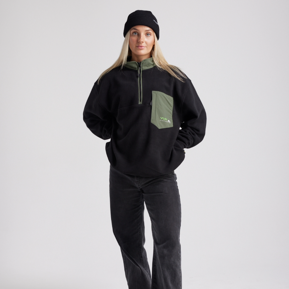 Yuki Threads (Sample) - Unisex Monte Fleece - Black