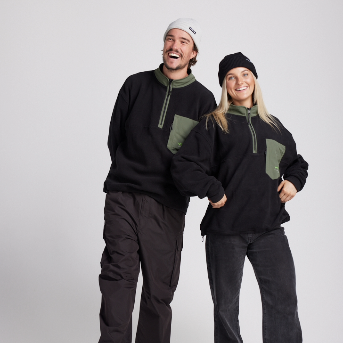 Yuki Threads (Sample) - Unisex Monte Fleece - Black