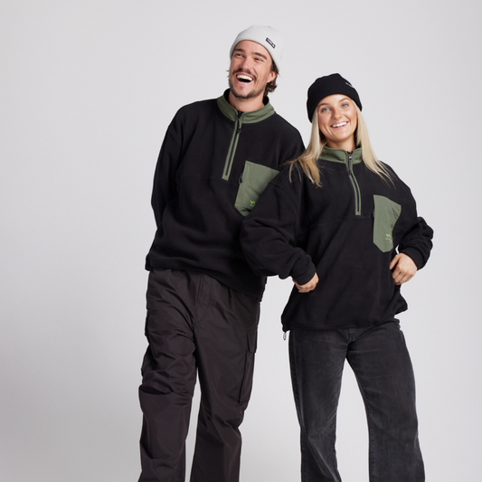Yuki Threads (Sample) - Unisex Monte Fleece - Black