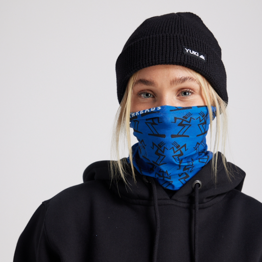 Yuki Threads (Sample) - Unisex Neck Jock - Blue Boogie