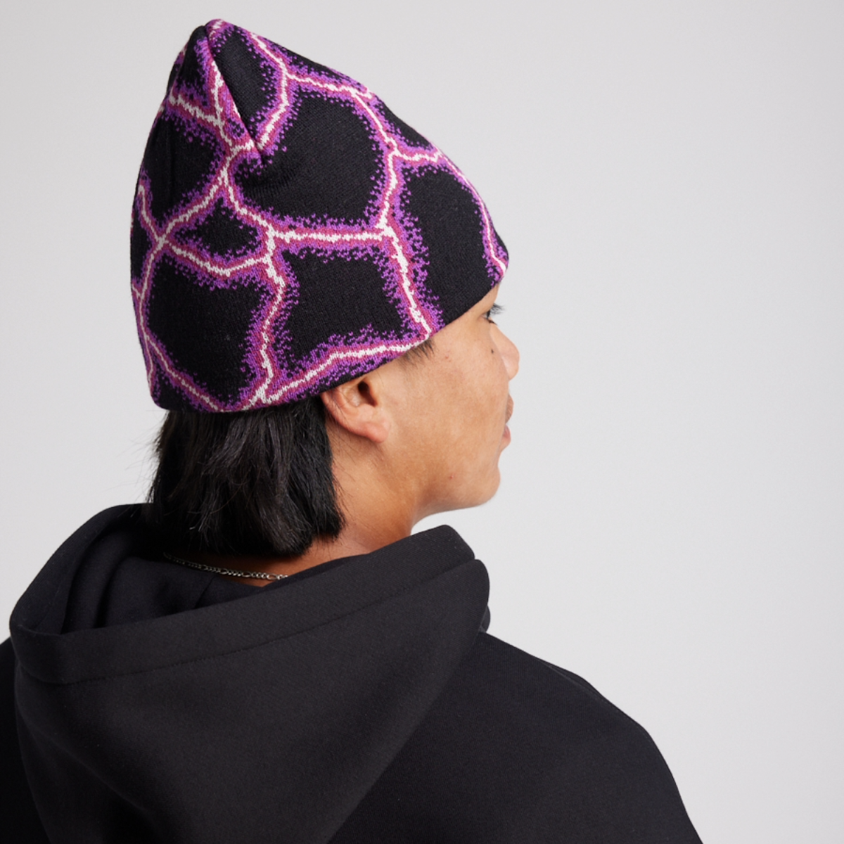 Yuki Threads (Sample) - Unisex Thunderstruck Beanie - Black