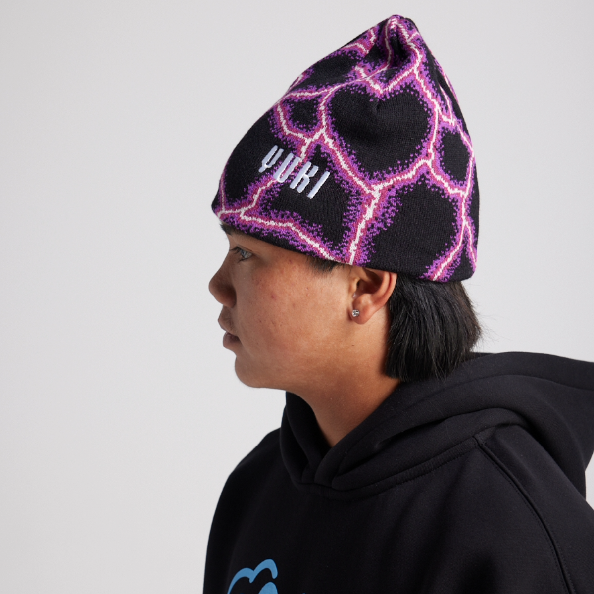 Yuki Threads (Sample) - Unisex Thunderstruck Beanie - Black