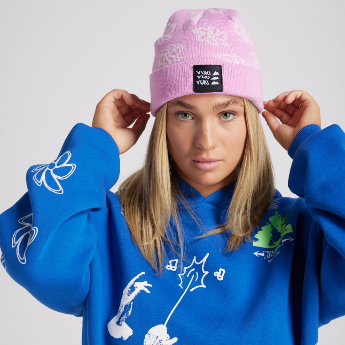 Yuki Threads (Sample) - Unisex Tinnitus Beanie - Pastel