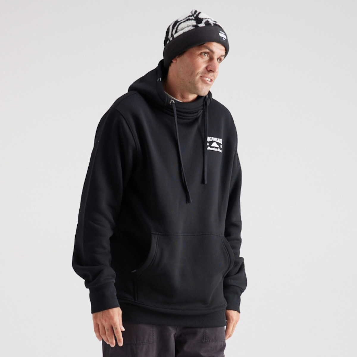 Yuki Threads - Unisex Loop Shred Hoodie - Black