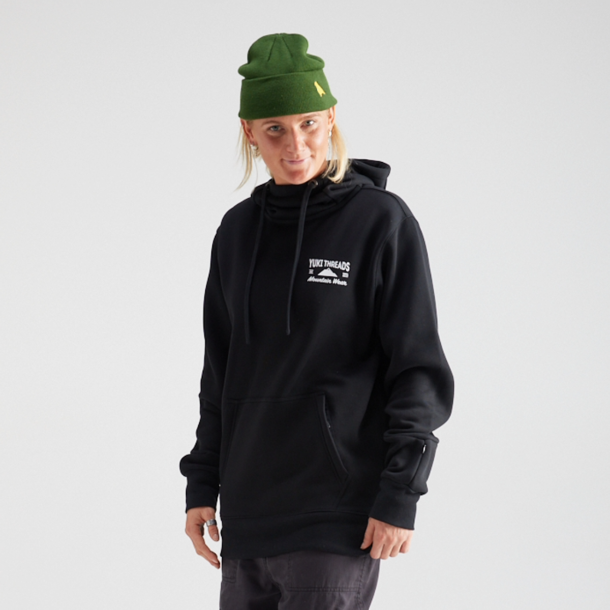 Yuki Threads - Unisex Loop Shred Hoodie - Black