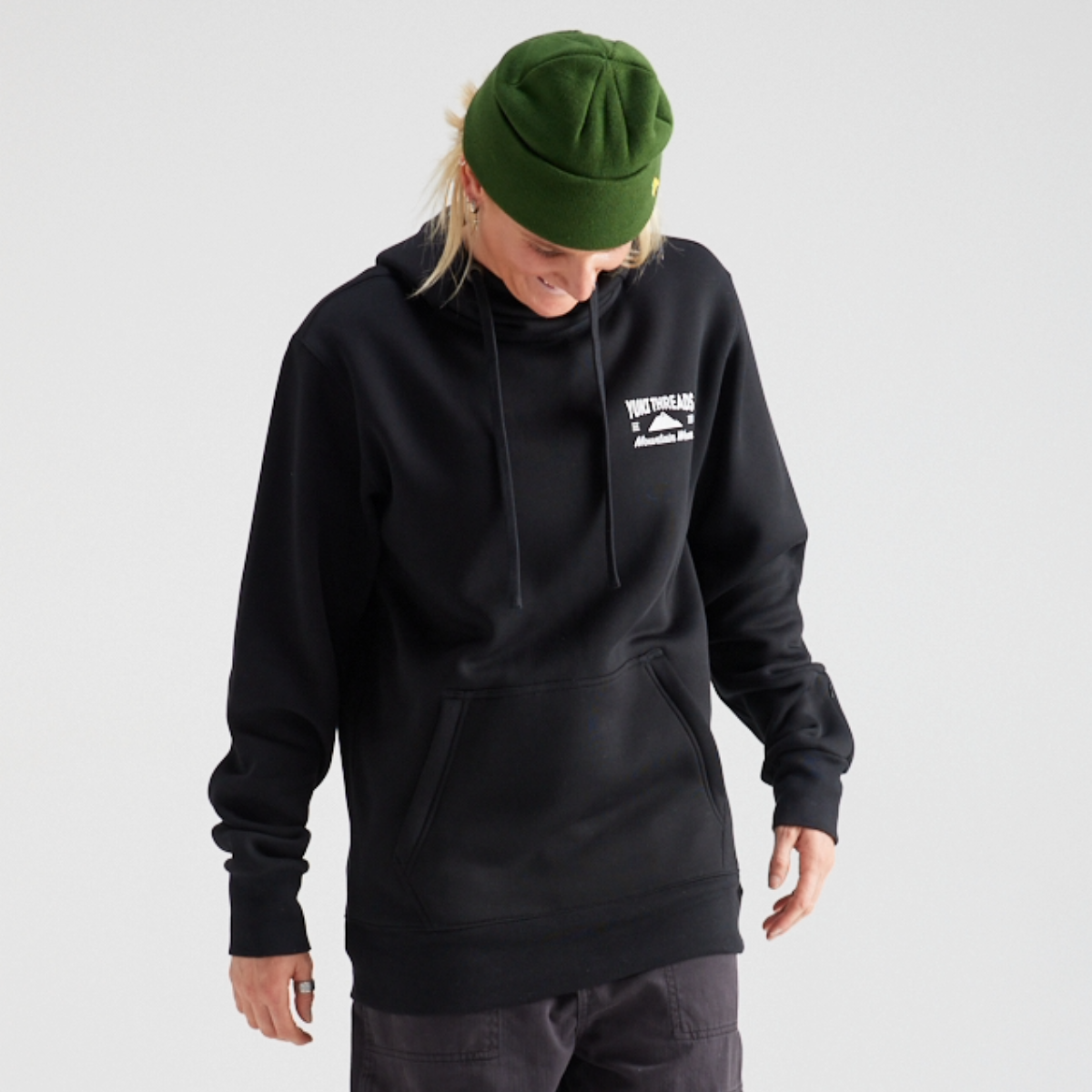 Yuki Threads - Unisex Loop Shred Hoodie - Black