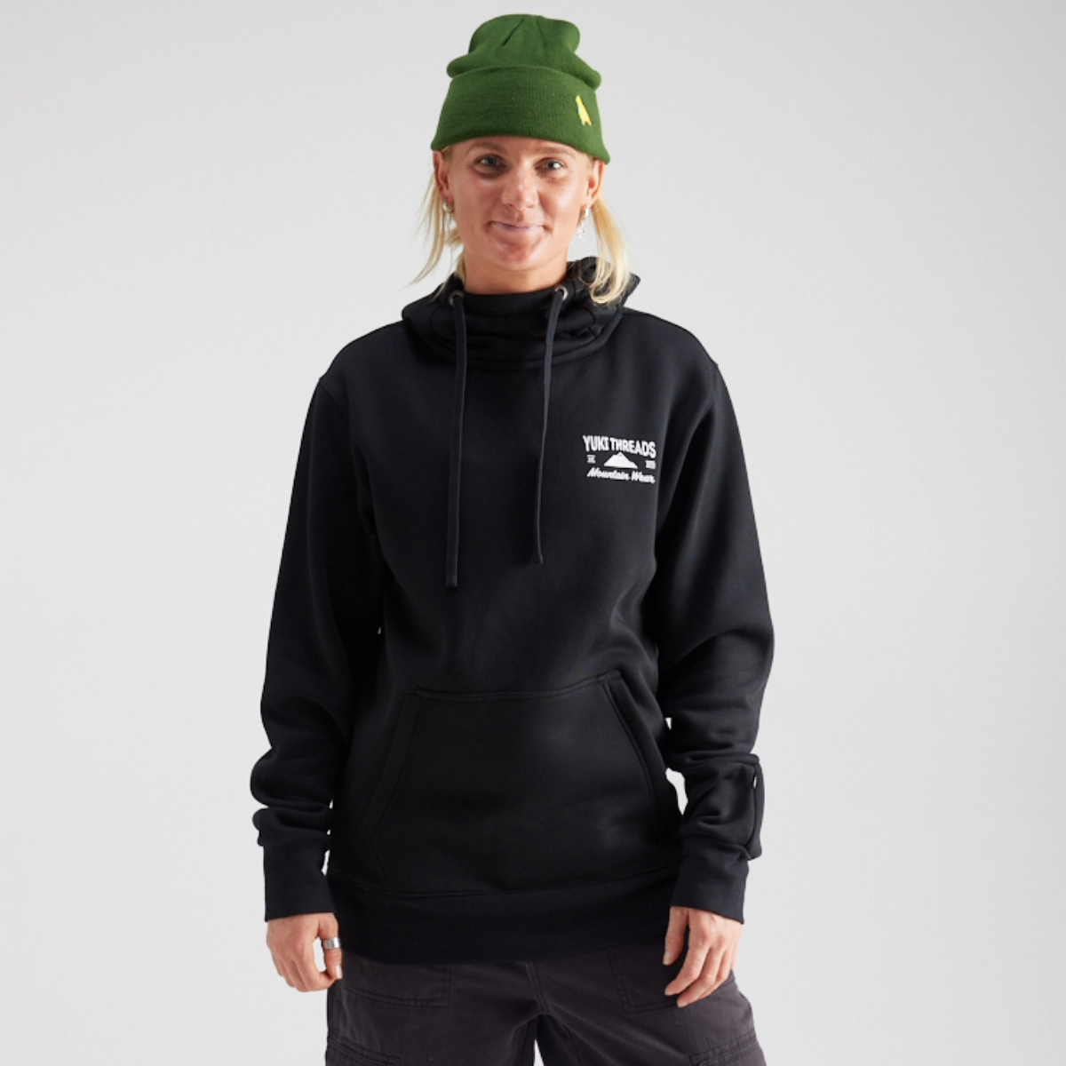 Yuki Threads - Unisex Loop Shred Hoodie - Black