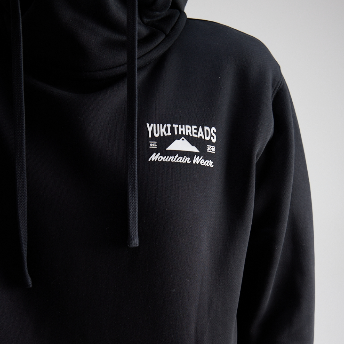 Yuki Threads - Unisex Loop Shred Hoodie - Black