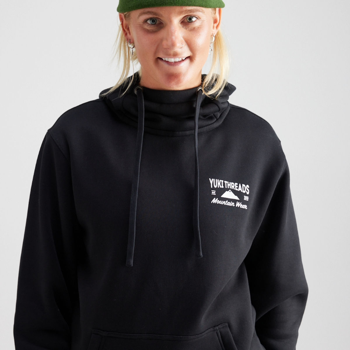 Yuki Threads - Unisex Loop Shred Hoodie - Black